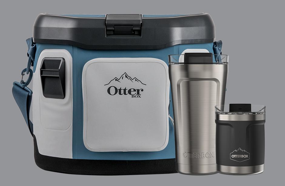 OtterBox Elevation Can Cooler - Silver Panther