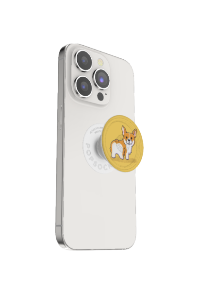 PopSockets PopGrip Cheeky Corgi