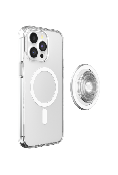 PopSockets PopCase MagSafe Clear for iPhone 15 Pro Max