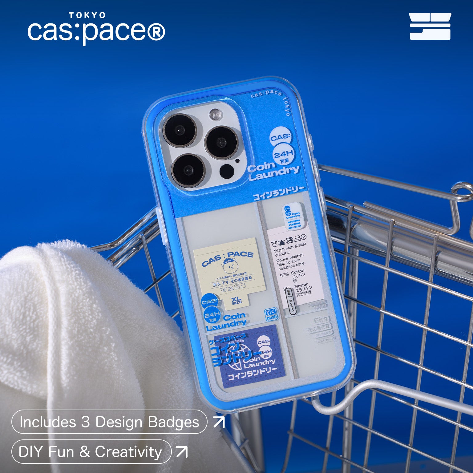 cas:pace Coin Operated Laundry Card iPhone Case