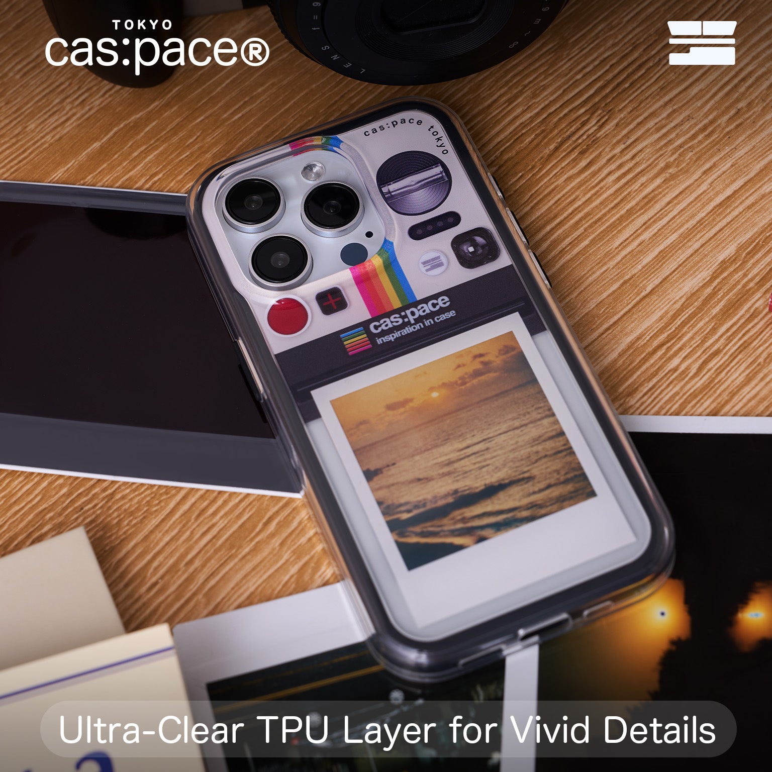 cas:pace Polaroid iPhone Case