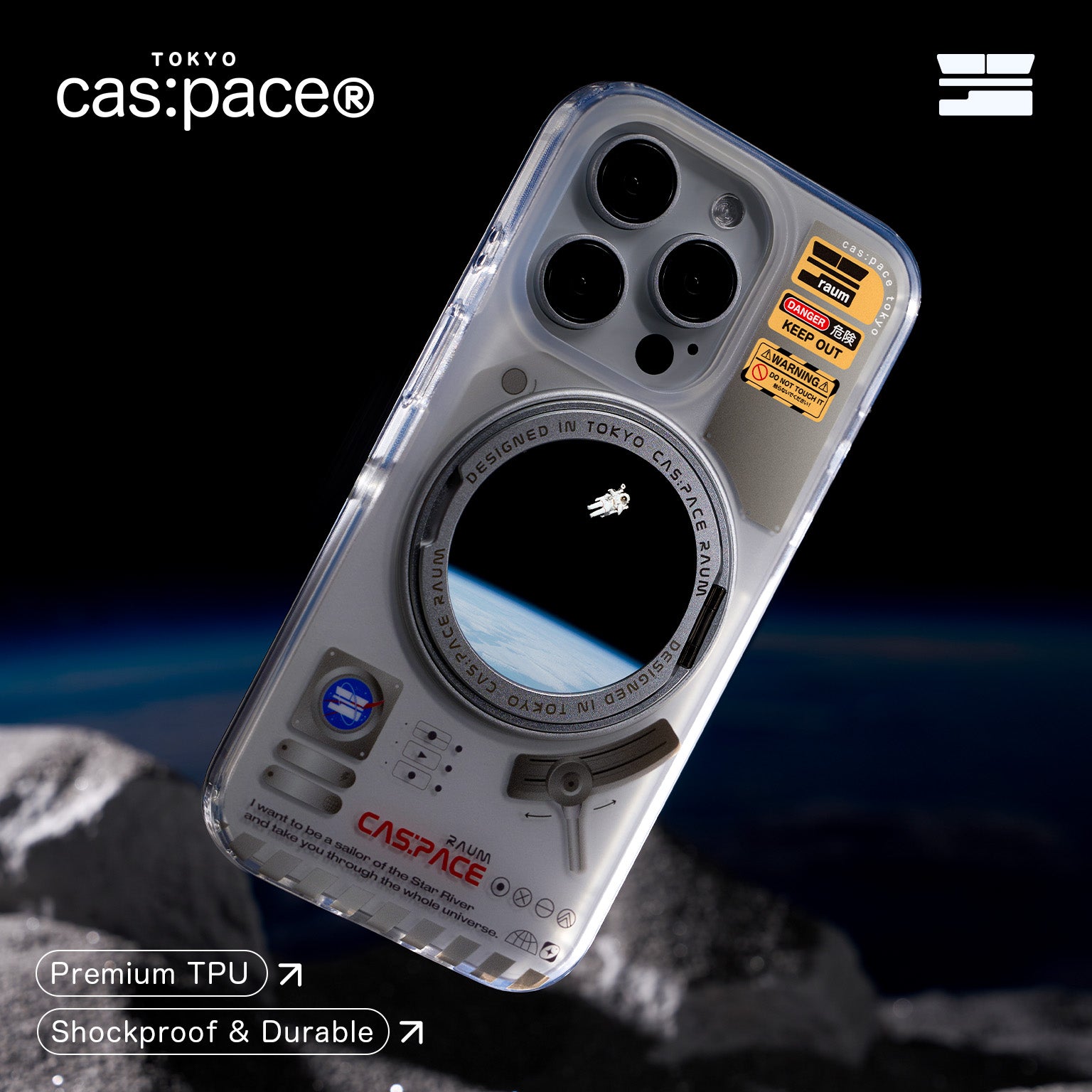 cas:pace Space Capsule iPhone Case
