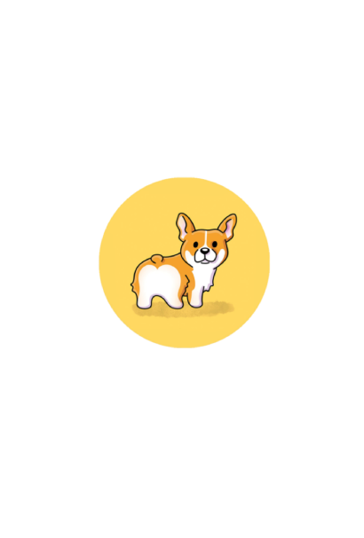 PopSockets PopGrip Cheeky Corgi