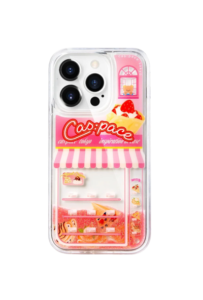 cas:pace Keli Cake Flowing Sand iPhone Case