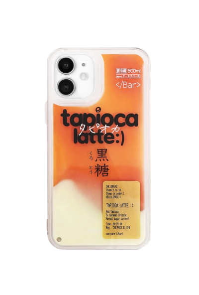 cas:pace Milk Tea Quicksand iPhone Case