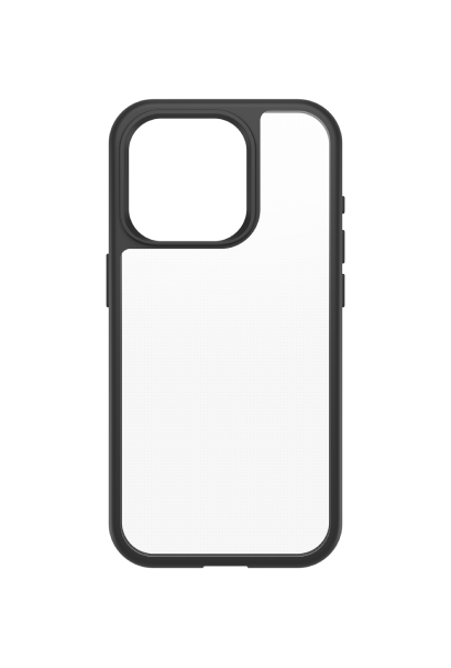 OtterBox React Series for iPhone 15 Pro, Black Crystal