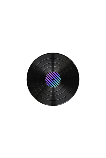 PopSockets PopGrip Backspin Retro Vinyl