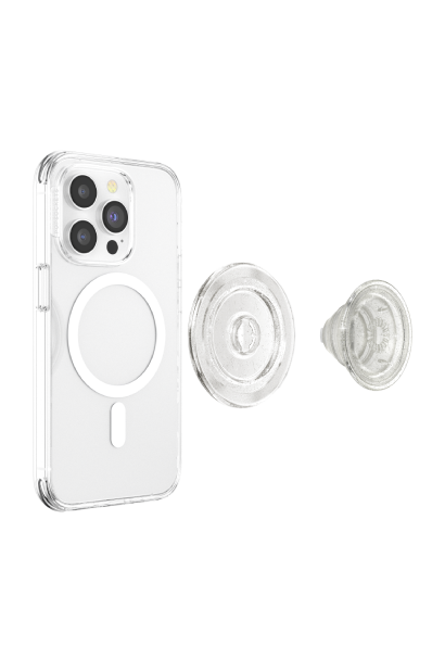 PopSockets PopGrip Magsafe Glitter Clear
