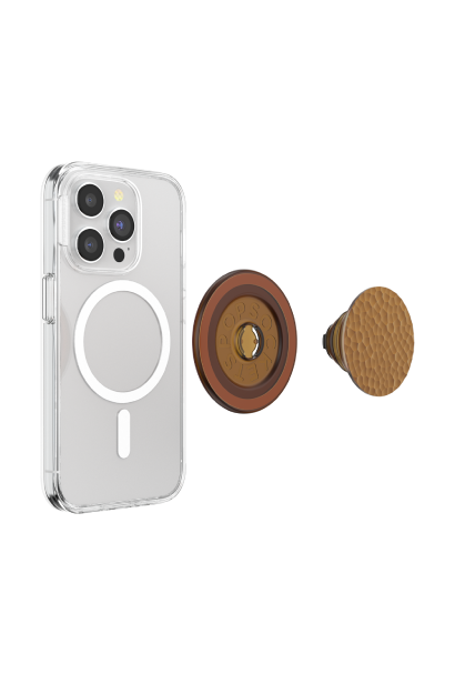 PopSockets PopGrip MagSafe Hammered Copper Tone
