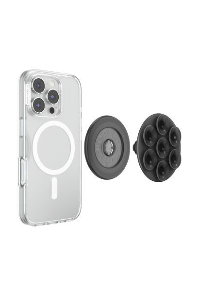 PopSockets MagSafe Suck-Up Grip and Mount Black
