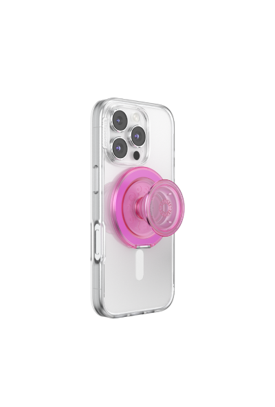 PopSockets MagSafe Kick Out Grip & Stand Translucent Baby Pink