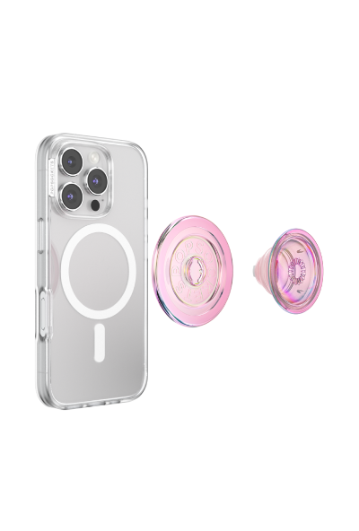 PopSockets PopGrip MagSafe Iridescent Blush Pink
