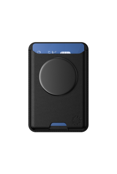 PopSockets Softgoods PopWallet+ MagSafe Black