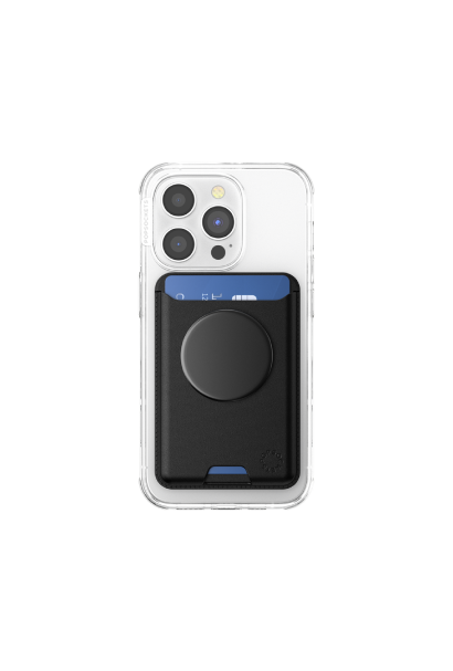PopSockets Softgoods PopWallet+ MagSafe Black