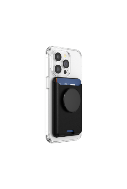 PopSockets Softgoods PopWallet+ MagSafe Black