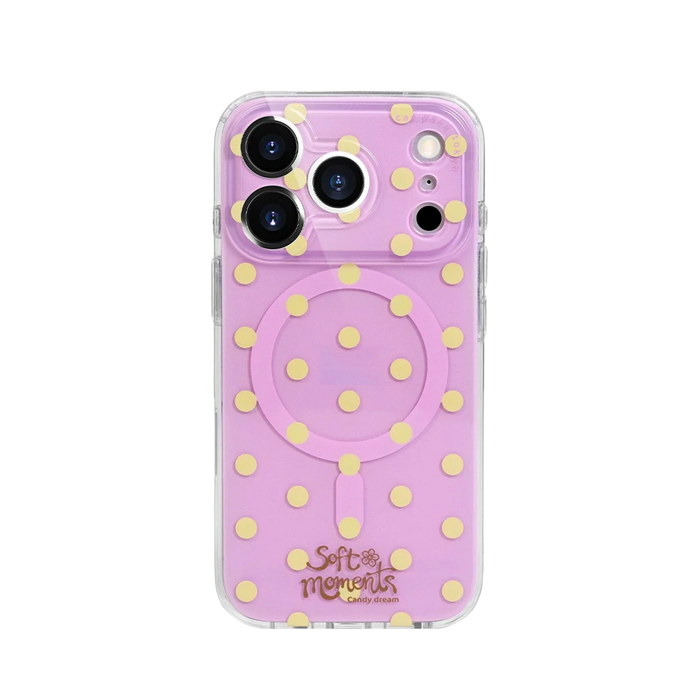 cas:pace Polka Dot MagSafe - Pink