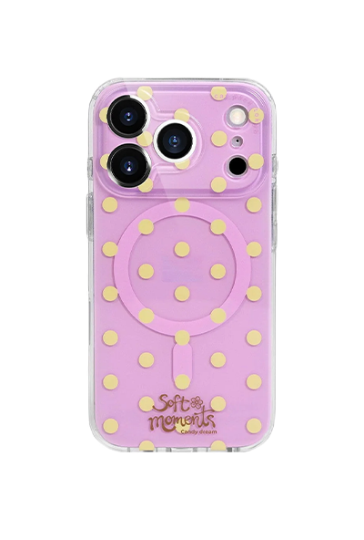 cas:pace Polka Dot MagSafe - Pink