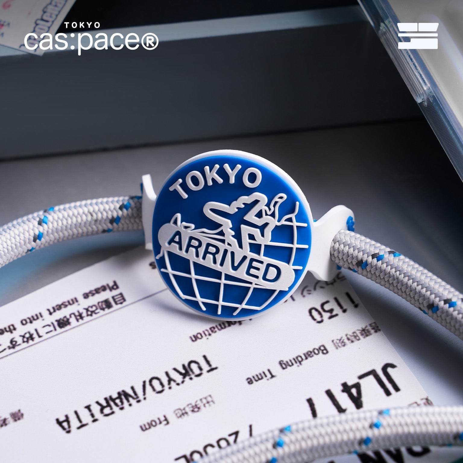 cas:pace Airplane Travel Phone Strap - Long