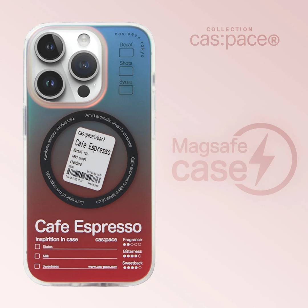 cas:pace Golden Red Coffee MagSafe iPhone Case