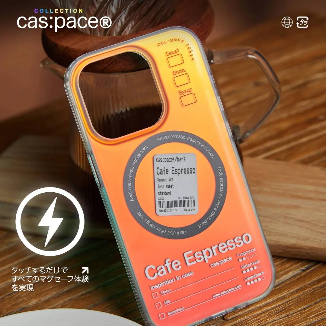 cas:pace Golden Red Coffee MagSafe iPhone Case