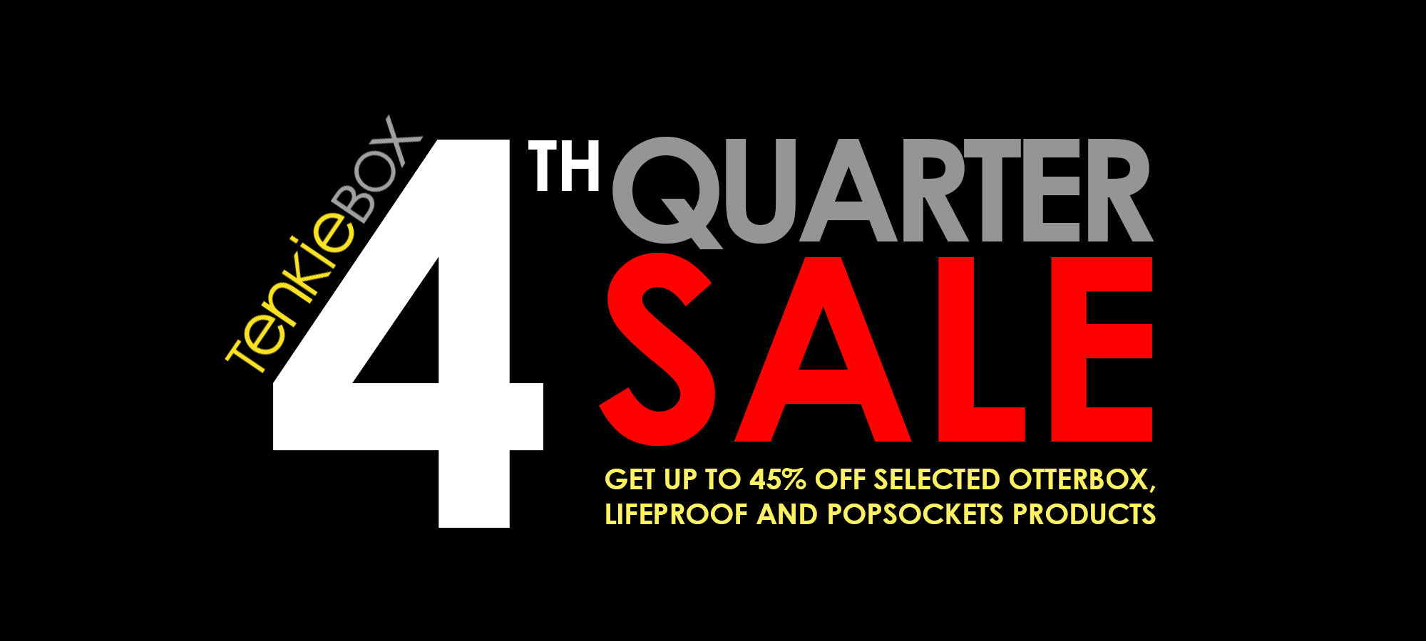 4th Quarter Sale