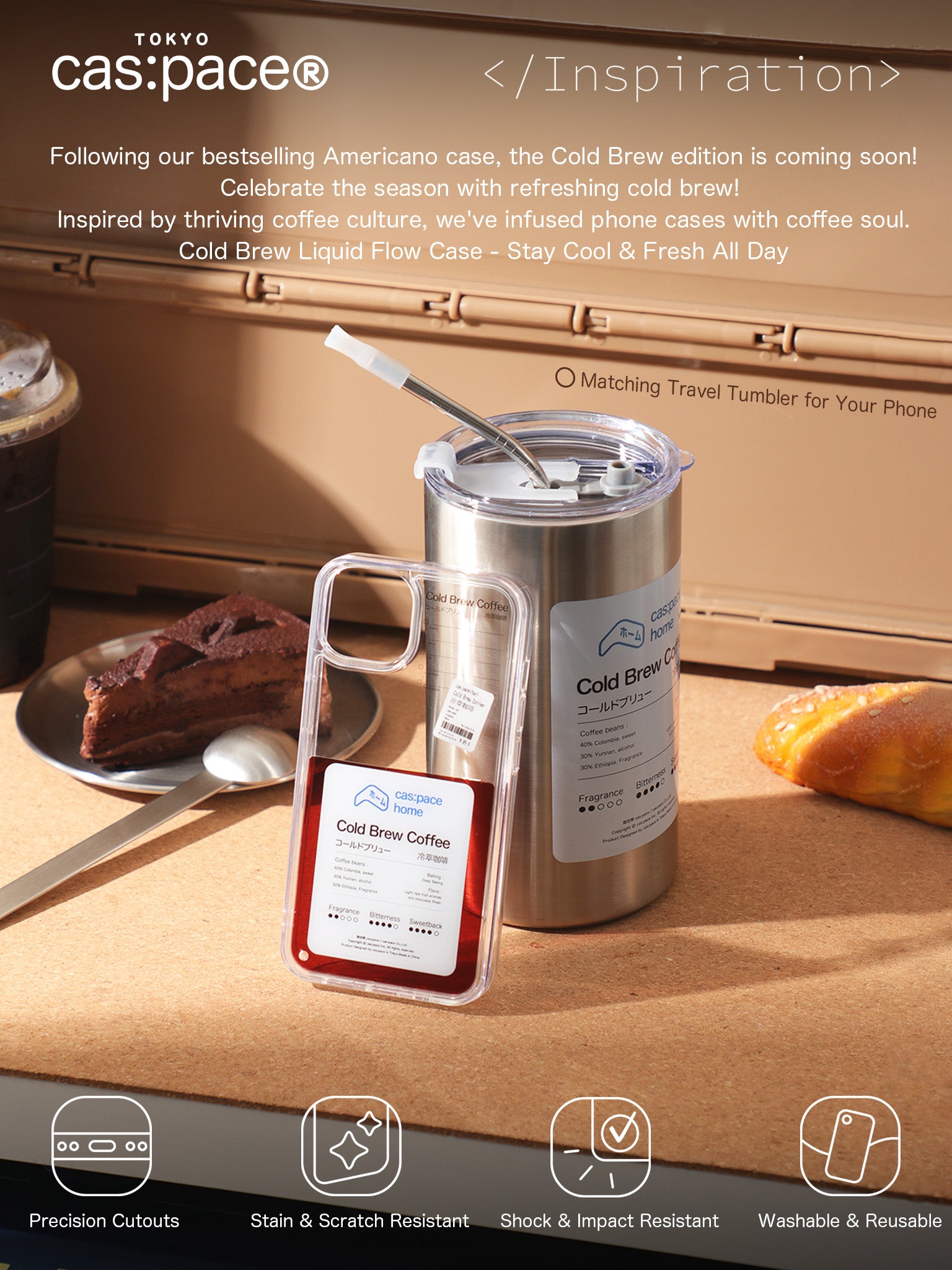 cas:pace Cold Brewed Coffee iPhone Case