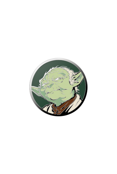 PopSockets PopGrip Enamel Yoda