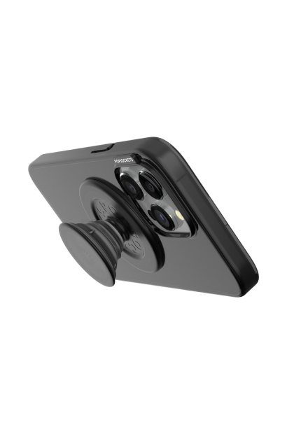 PopSockets PopCase MagSafe Translucent Black for iPhone 15 Pro Max
