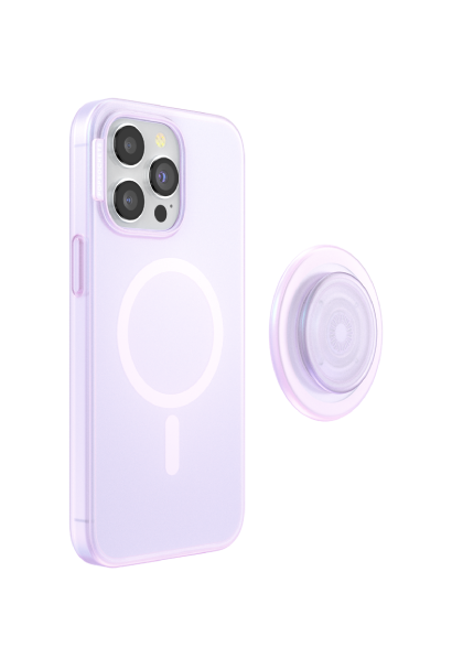 PopSockets PopCase MagSafe Opalescent Clear for iPhone 15 Pro Max