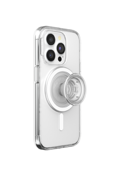 PopSockets PopCase MagSafe Clear for iPhone 15 Pro
