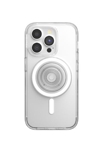 PopSockets PopCase MagSafe Clear for iPhone 15 Pro