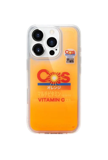 cas:pace Orange Juice Sand Shell iPhone Case