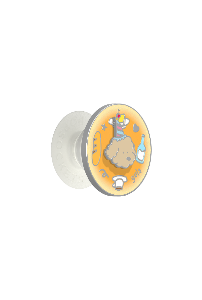 PopSockets PopGrip Enamel Puppy Party