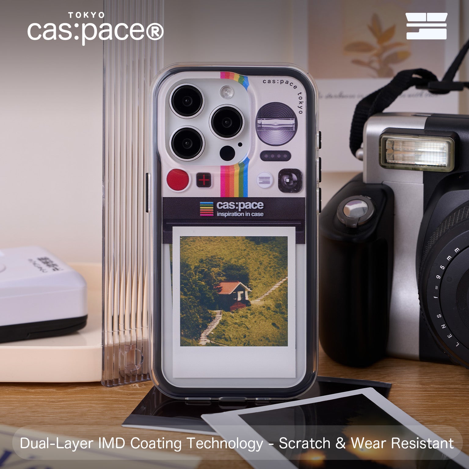 cas:pace Polaroid iPhone Case