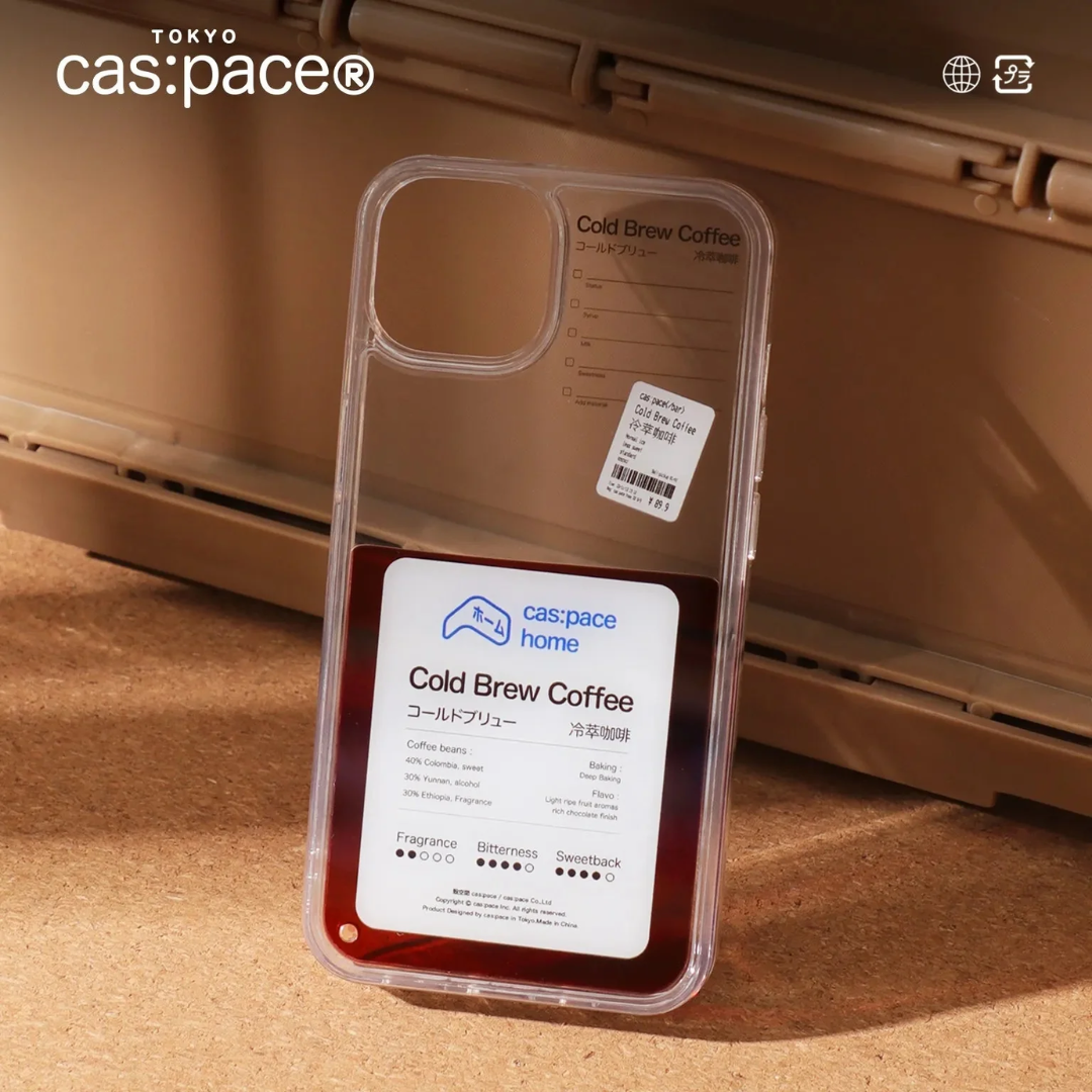 cas:pace Cold Brewed Coffee iPhone Case