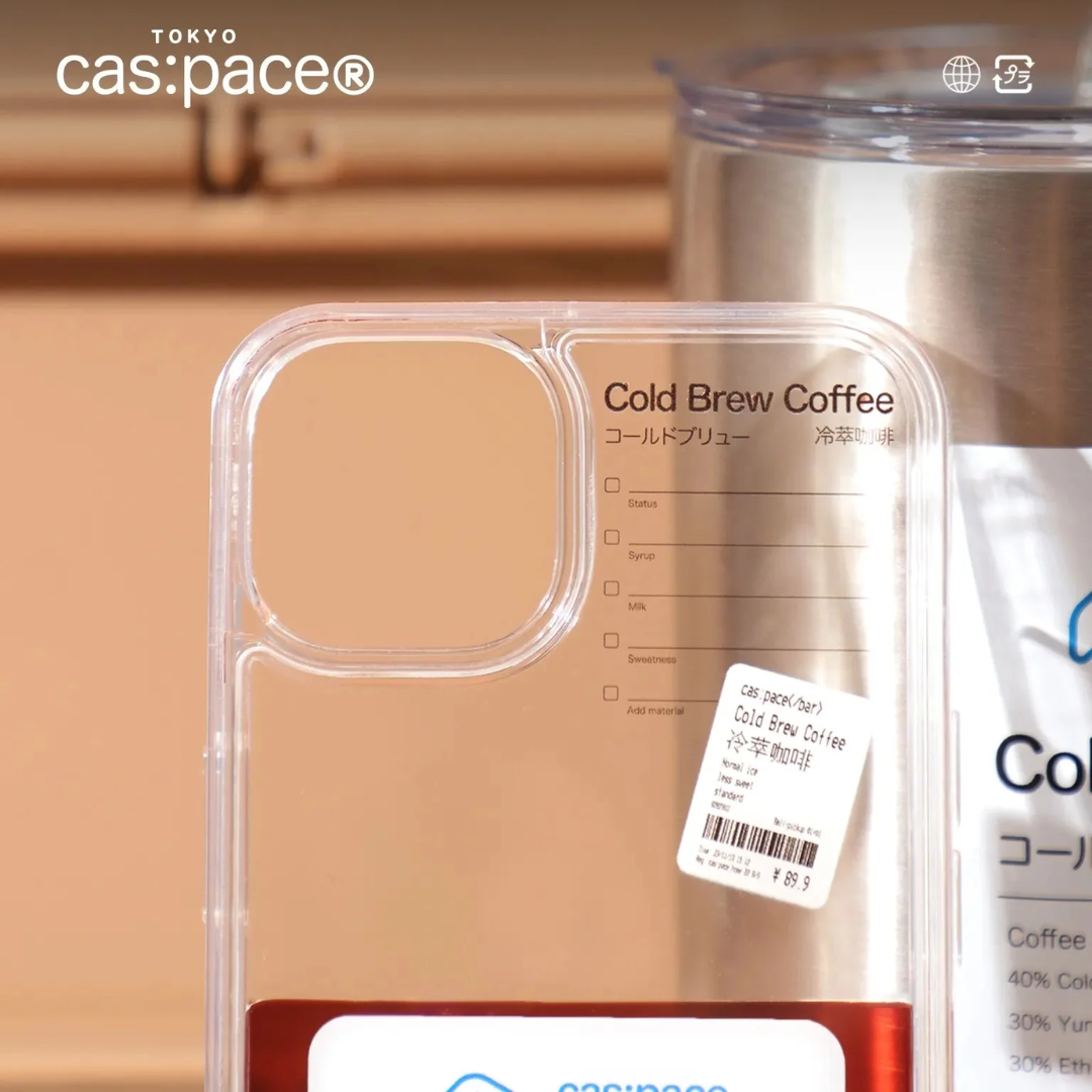 cas:pace Cold Brewed Coffee iPhone Case