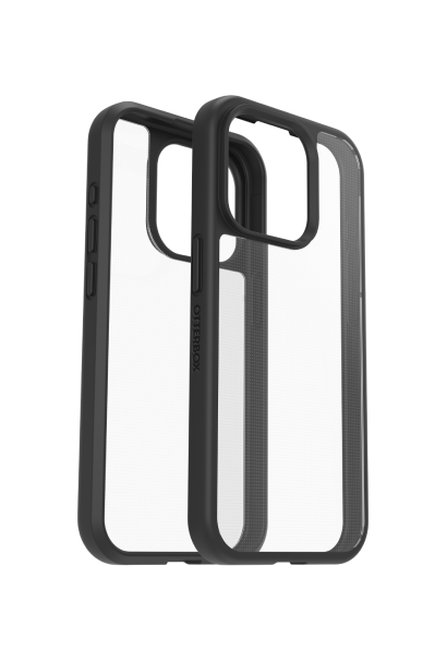 OtterBox React Series for iPhone 15 Pro, Black Crystal