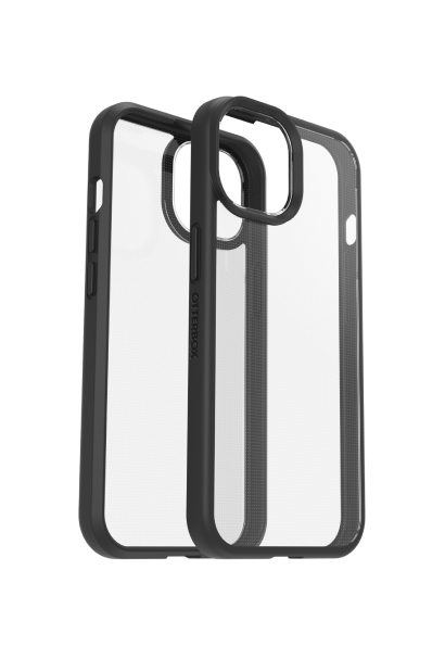 OtterBox React Series for iPhone 15, Black Crystal