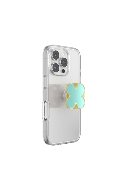 PopSockets PopGrip MagSafe Enamel Clover Mint