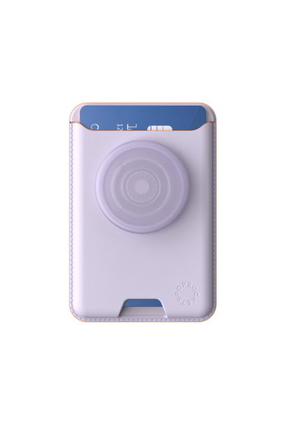 PopSockets Softgoods PopWallet+ MagSafe Leather Pale Lavender