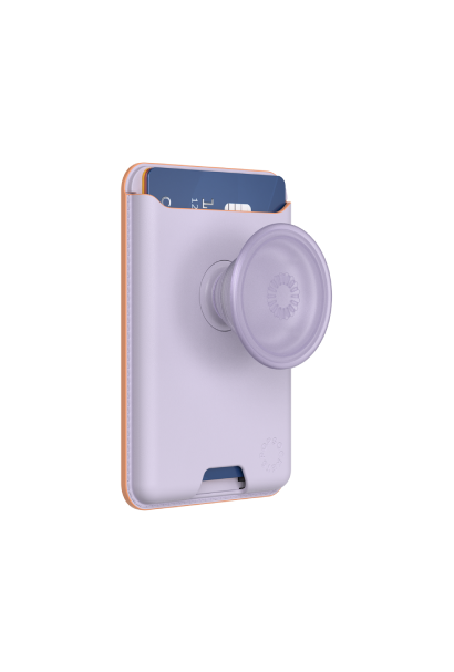 PopSockets Softgoods PopWallet+ MagSafe Leather Pale Lavender