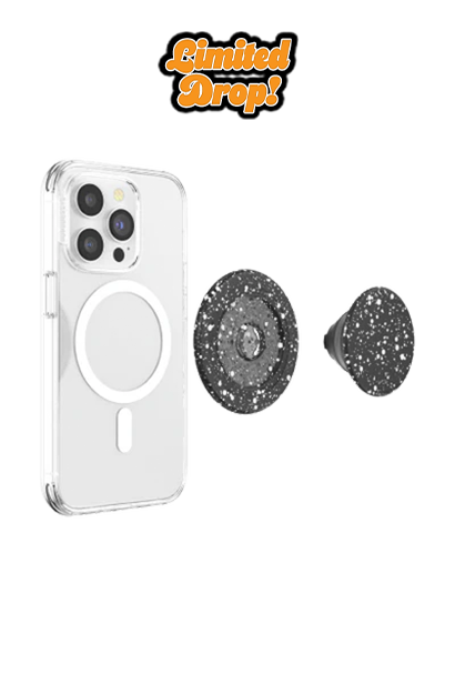 PopSockets PopGrip MagSafe Black Speckle