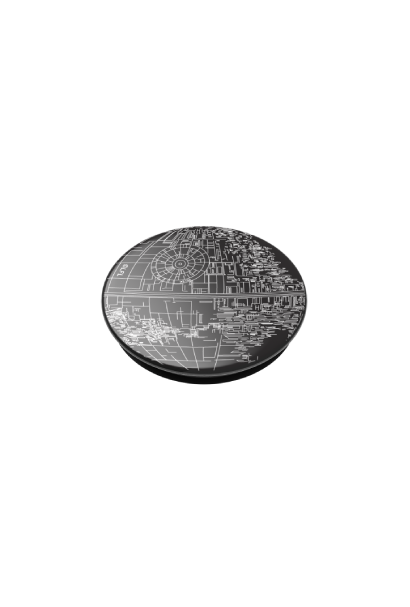 PopSockets PopGrip Enamel Death Star Aluminum