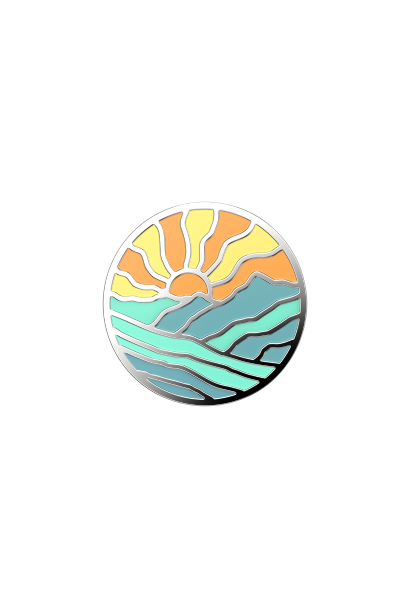 PopSockets PopGrip Enamel Mountain Rays