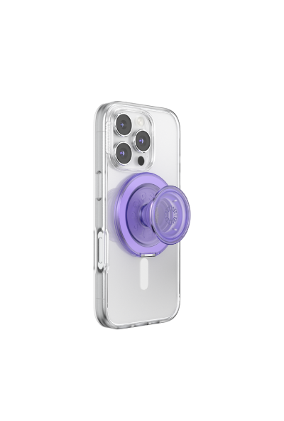 PopSockets MagSafe Kick Out Grip & Stand Translucent Dusty Purple