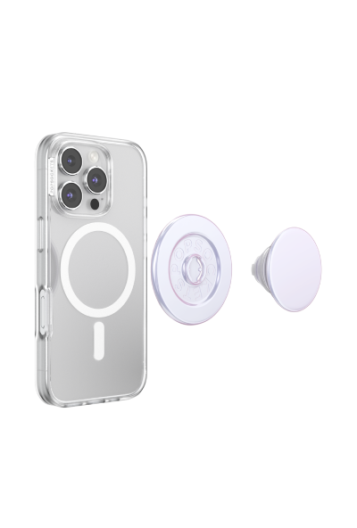 PopSockets PopGrip MagSafe Iridescent White