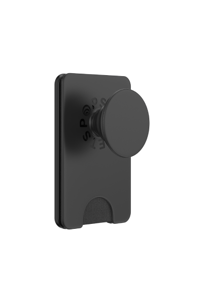 PopSockets PopWallet+ MagSafe KickOut Black