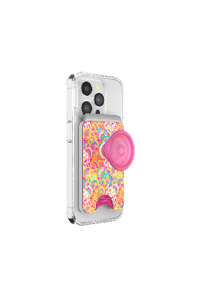 PopSockets PopWallet+ MagSafe Paisley Gaudy