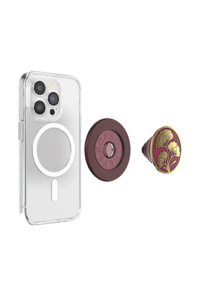 PopSockets PopGrip MagSafe Ginkgo Oxblood