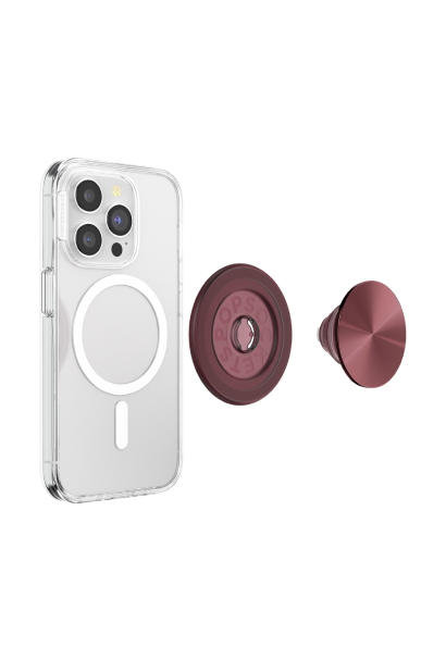 PopSockets PopGrip MagSafe Aluminum Radial Oxblood